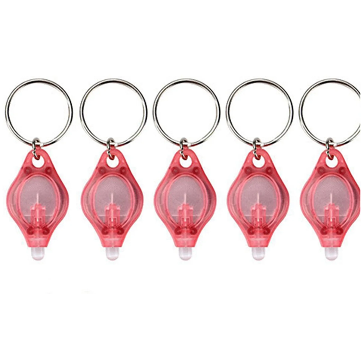 Pack of 100 LED Keychain Flashlight, 395Nm UV Keychain Flashlight, UV Light Flashlight Keychain,Purple 5