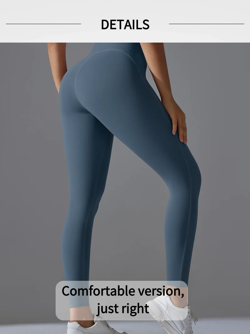 Women's High Waisted, Tight Fitting, Sexy Peach Hip Lifting Yoga Pants, Gym Exercise, Running, Pilates, Leggings Yoga Pants