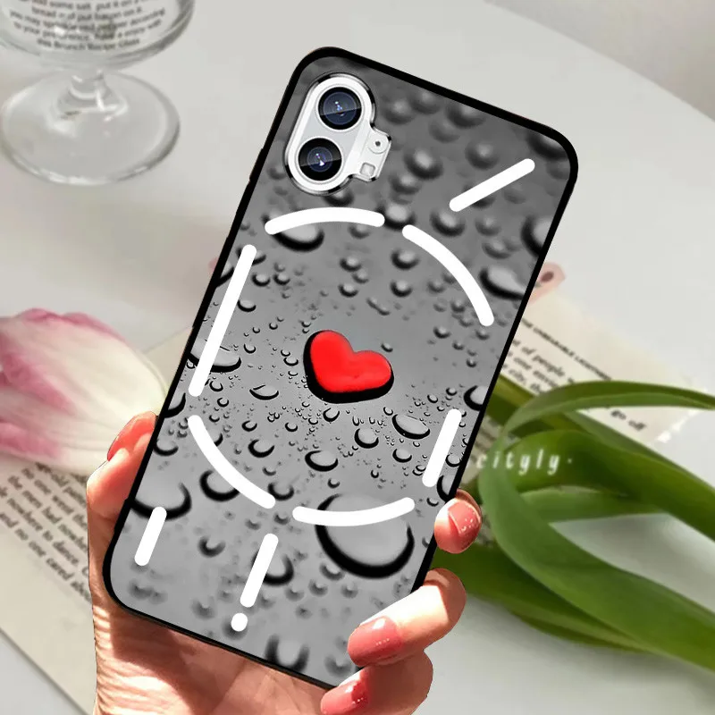 Shockproof Black Bumper Back Phone Case