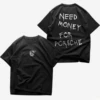 Need Money for Porsche T Shirt Men Women Cotton Tees Short Sleeve Luxury Brand T-shirt High Quality Summer Y2k Tops Streetwear 1