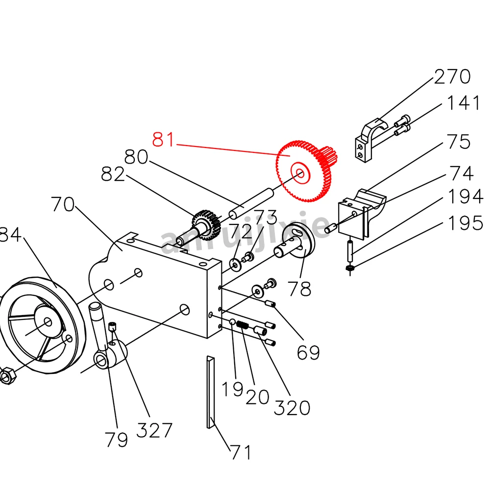 미니 금속 선반 안장 드라이브 기어 11T/54T Grizzly G8688 BusyBee CX704 Mr.Meister Compact 7x12 피딩 기어와 호환 가능