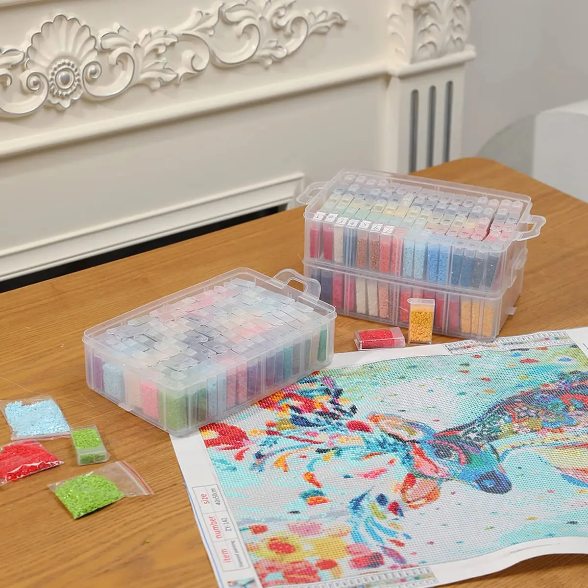 Portable Diamond Painting Storage Box