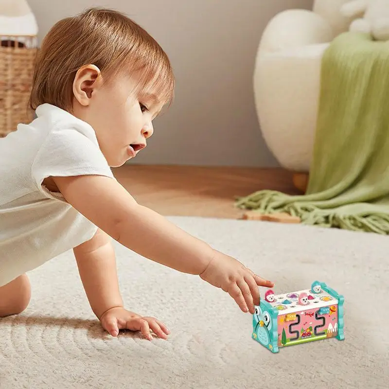Pound A Mole Game For Toddlers 6-in-1 Multifunctional Puzzles For Toddlers Interactive Educational Interactive Pound A Mole Game