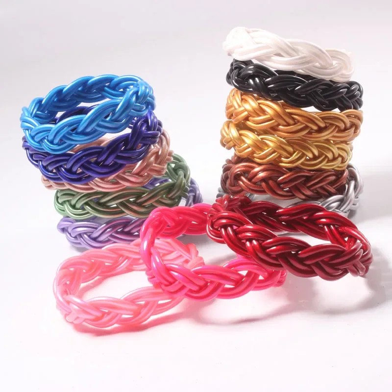 1PC Fashion Silicone Bracelet Glitter Jelly Bangles Bracelets for Women Waterproof Beach Party Bracelet for Women 5