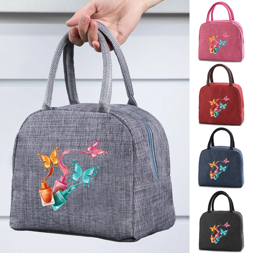 Insulated Lunch Bag Women Outdoor Camping Hiking Food Thermal Pouch Child Picnic Drink Keep Fresh Cooler Storage Bento Bags kawaii sanrios cinnamoroll kt cartoon lunch bag picnic insulated cooler bags travel thermal child lunch box totes food container