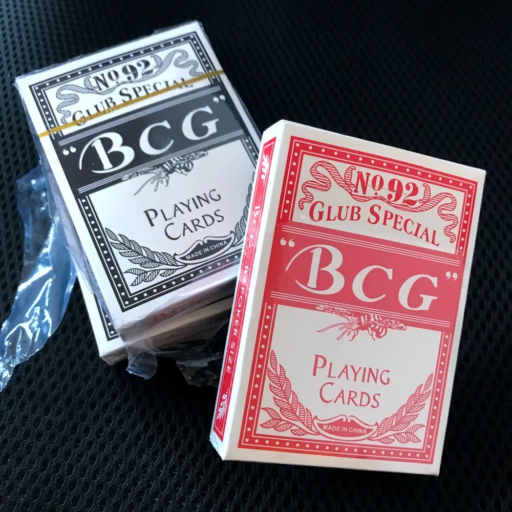 Casino Poker Magic Playing Card 52 + 2 Joker Deck Plastic Coat Coated Playing Cards Game 63*88mm Paper