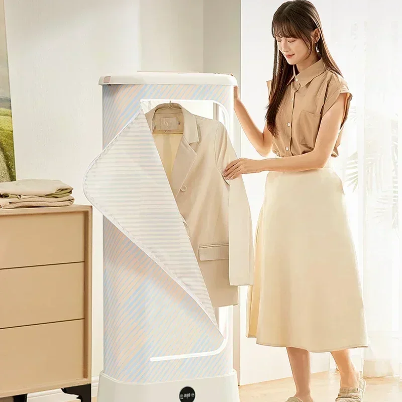 Midea clothes dryer foldable portable storage  dormitory variable frequency high power quick drying double sterilization dryer 3