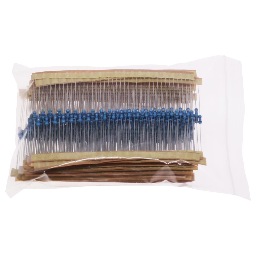 1/4W Resistance 1% Metal Film Resistor Pack Assorted Kit 30 Kinds Each 10/20pcs 600pcs/Set 1K 10K 100K 220ohm 1M 300pcs/Set metal film resistor metal film resistors