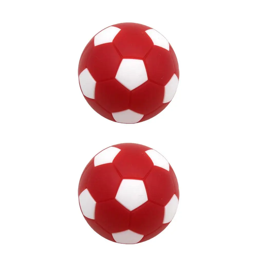 Hot 2PCS 32mm Black White Socer Ball For Entertainment Flexible Trained Relaxed Kids Small Socer Ball Mini Table Football Balls
