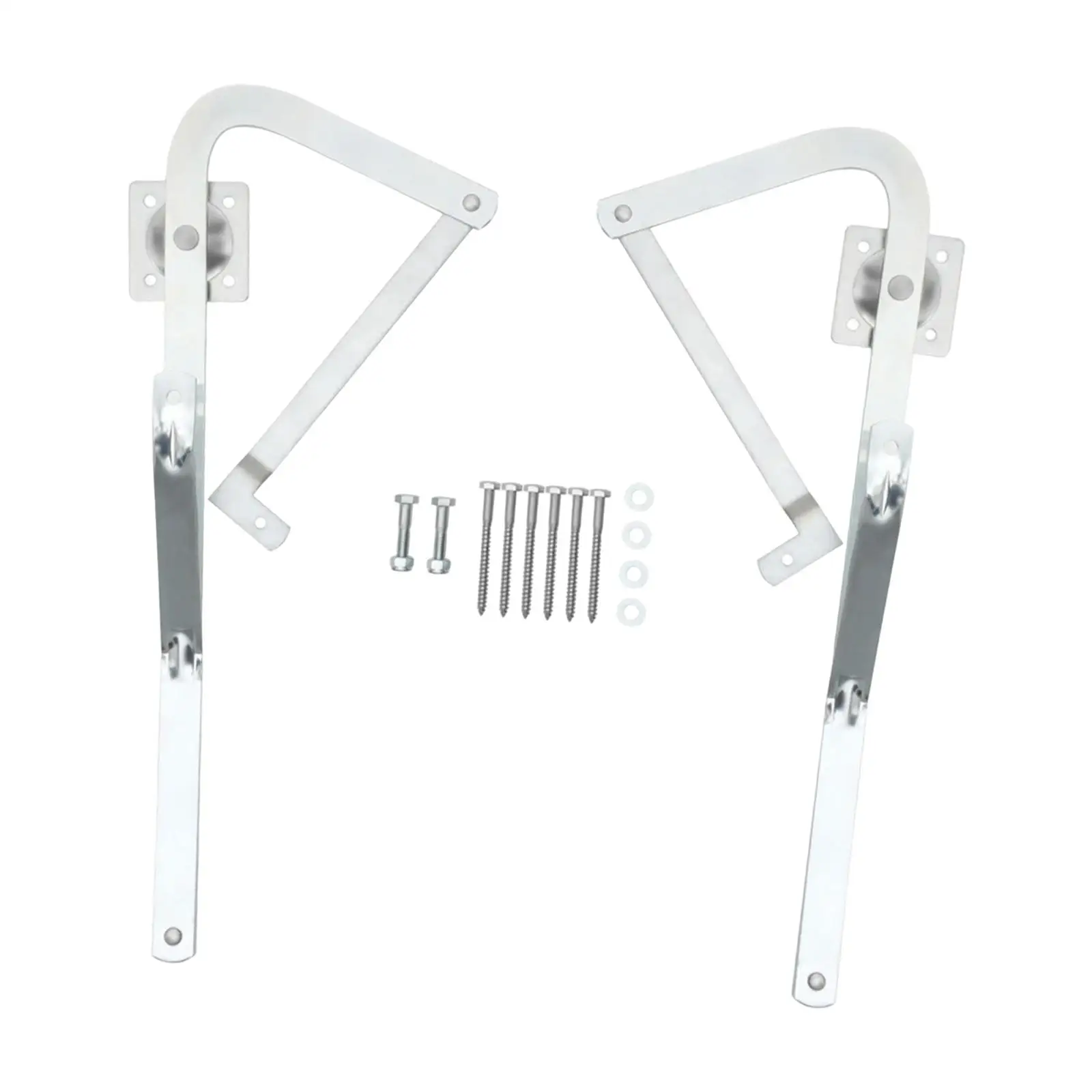 Attic Ladder Hinge Arms Replacement,Easy to Install, Sturdy Heavy Duty Ladder Accessory for MK5 Wu2210 W2210 W2208