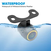 Car Rear View Camera AHD 1080P Golden Fisheye Lens Universal Car Front Backup Camera 185mm Punch Night Vision Butterfly Camera - Image 4