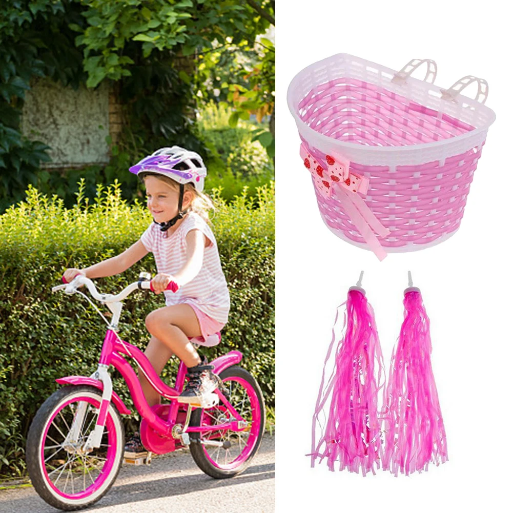 Cesta Bicicleta Infantil NiñA Delantera, NiñOs Cesta Ciclista Tejida a Mano  Bicicleta Manillar con Correas de Cuero de FáCil InstalacióN Desmontables  Encajar 12-18 Pulgadas Bicicleta, Scooter (blanco) : : Deportes y  aire