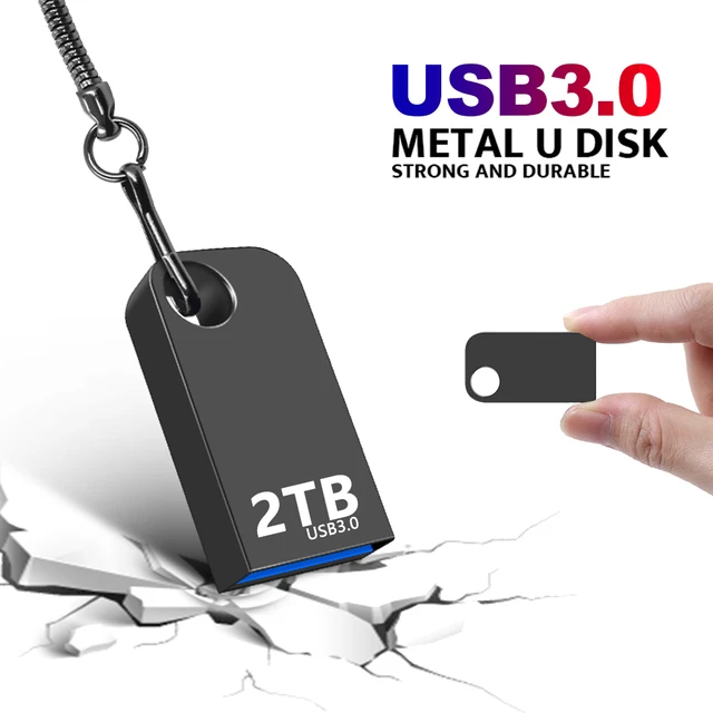 High Speed USB 3.0 2TB Metal Pen Drive 1TB Black Cle Usb Flash Drives 512GB  Pendrive Portable SSD Usb Stick Disk Free Shipping - AliExpress