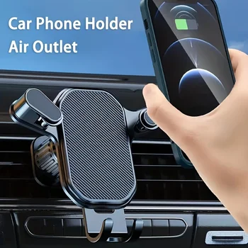 Supporto per telefono per auto Supporto per clip per presa d'aria per auto Supporto per cellulare Supporto GPS per smartphone per dispositivi mobili da 4,7-6,7 pollici per iPhone