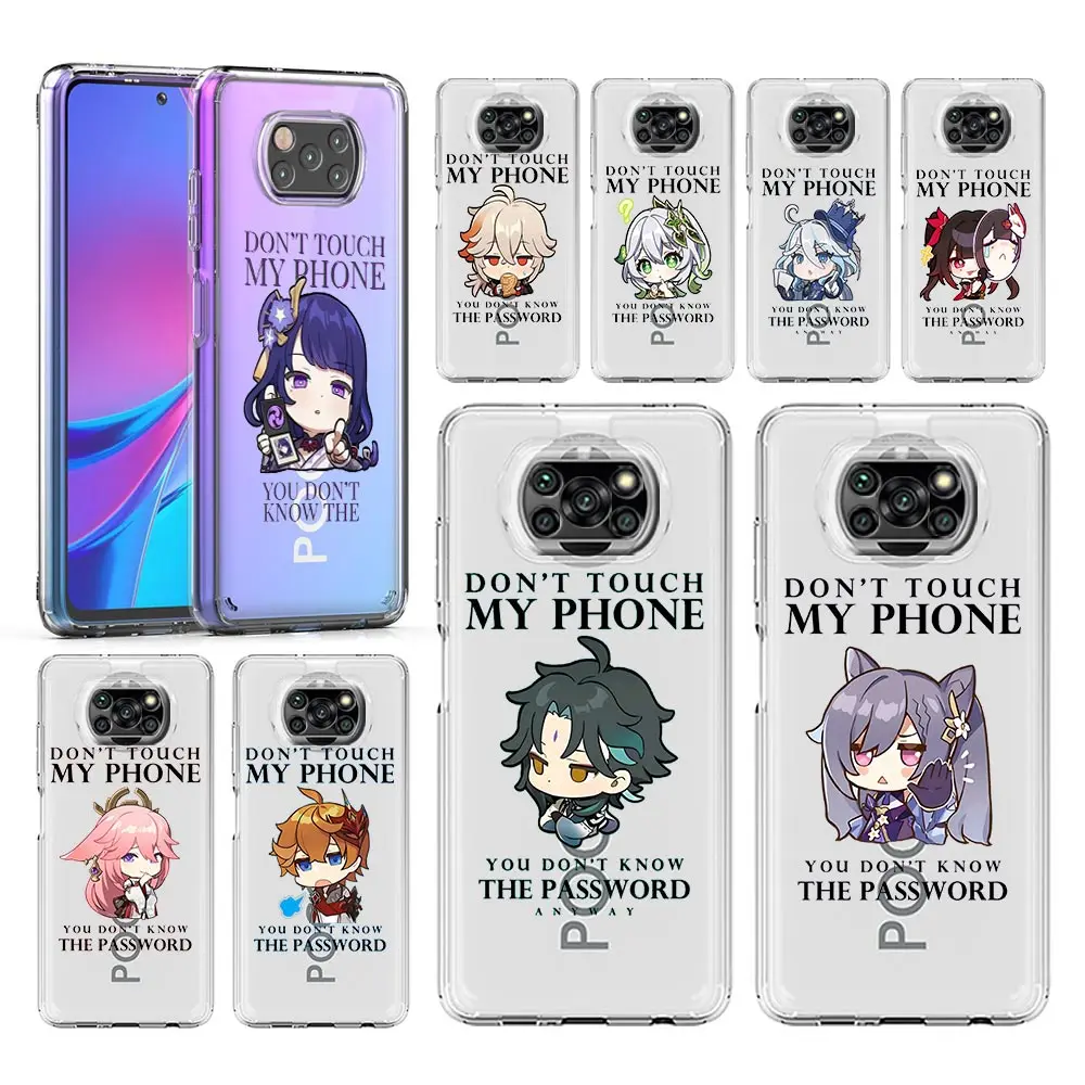 Genshin Impact Kawaii Cartoon Role Phone Case Cover
