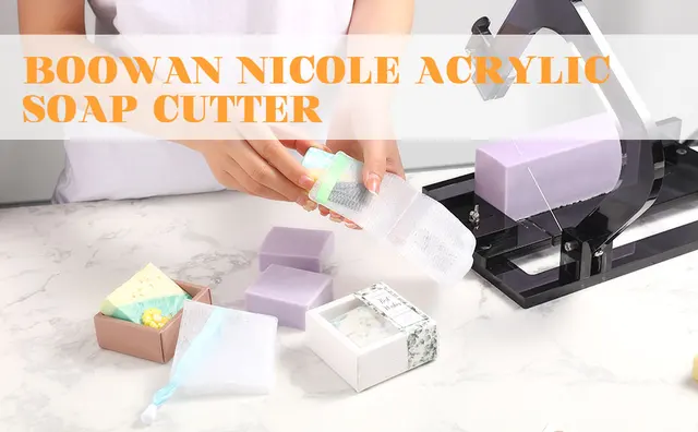 Nicole Acrylic Soap Cutter Slicer Machine with Wire Cutter Multi