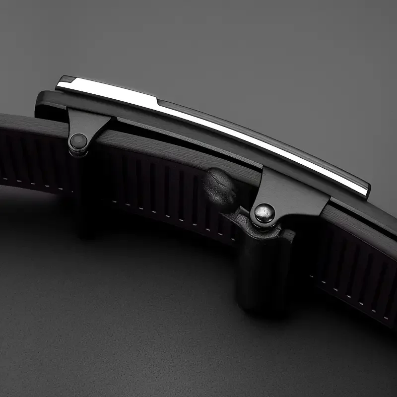PAUL HUEMAN Stylish Men's PU Leather Belt - Fashion Belts Business Automatic Buckle_voghion.com