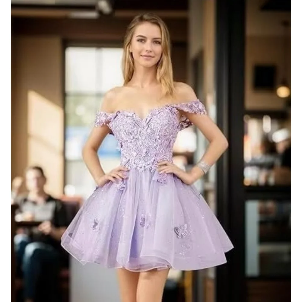 sachin and babi light blue dress Tulle Homecoming Dresses main image 0