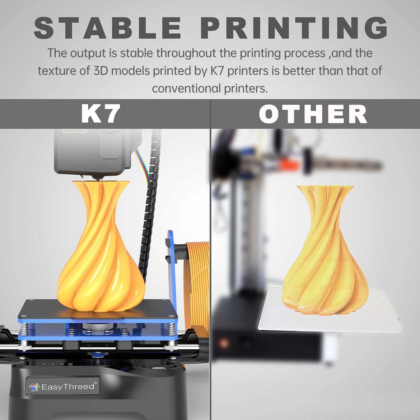 Beginner Friendly K10T Entry Levels 1.75mm Printer For Kids