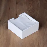 PU Leather Square Cocktail Napkin Holder Tissue Box Paper Serviette Dispenser Ba 87HA 1
