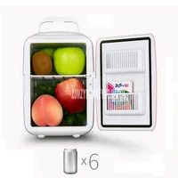 New Portable 4L Mini Car Refrigerator car home dual-use 12V Multi-Function dormitory bedroom Home Travel mini small car refrige 2