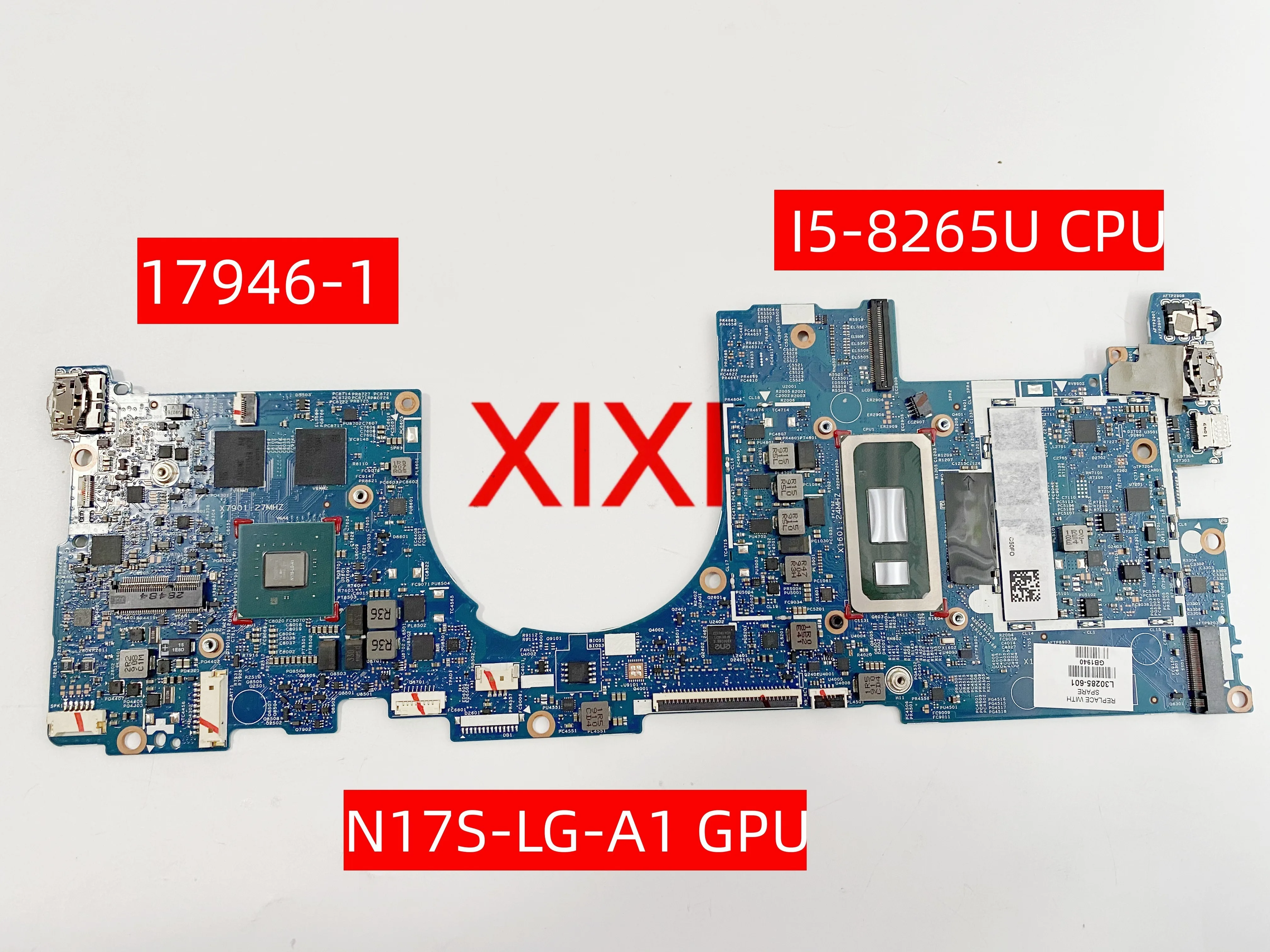 17946-1 HP ENVY 13-AH TPN-W136 Laptop Motherboard with I5-8265U I7 ...