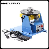 220V Used BY-10 10KG Welding Positioner With K01-65 Mini Chuck With Foot Switch Welding Turntable 1