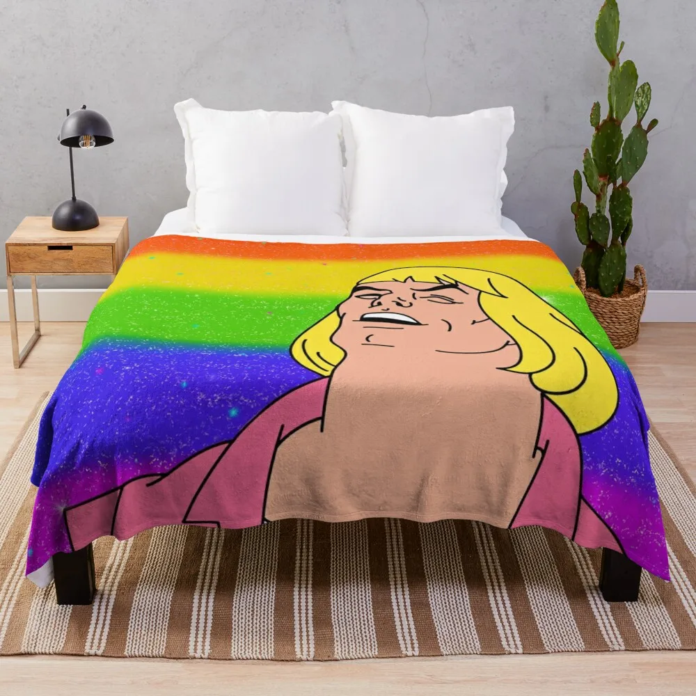 

heyyeyaaeyaaaeyaeyaa Throw Blanket manga Plaid christmas decoration Blankets