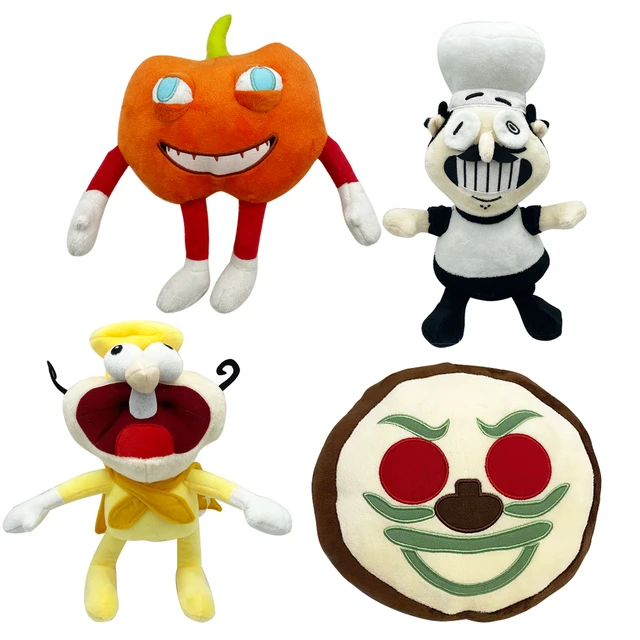 Cute Pizza Tower Peppino Plush Toys Game Animal Soft Stuffed Dolls Figure  Gifts