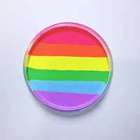 30g Rainbow Split Cake Body Art Face Painting Multicolor Series Body Art for Halloween Neon UV Metallic Face Paint Cheapest 2
