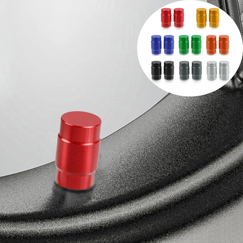 New Tire Valve Stem Caps Covers Aluminum Moto Car Accessories For Bmw R1200Gsadventure R 1200 Gs Adventure 2006 2007 2008-2013