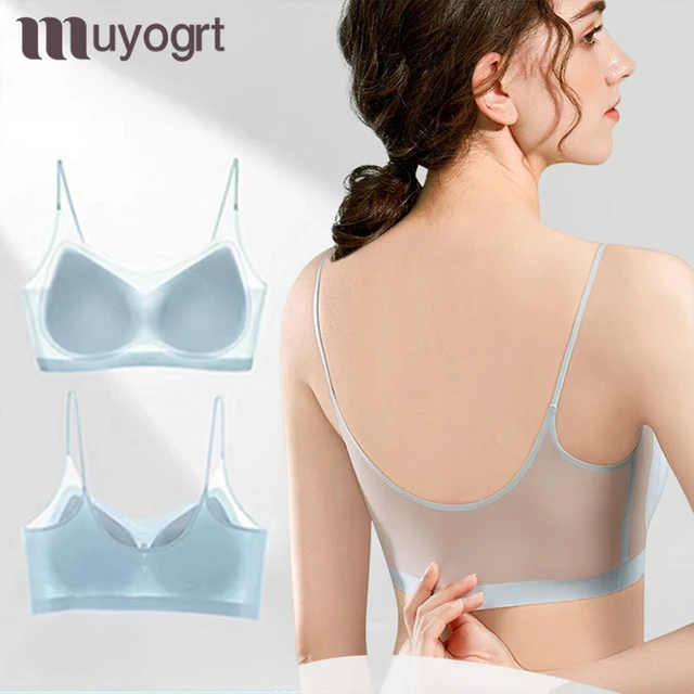 Summer Ultra-thin Bra For Women Ice Silk Soft Underwear Small