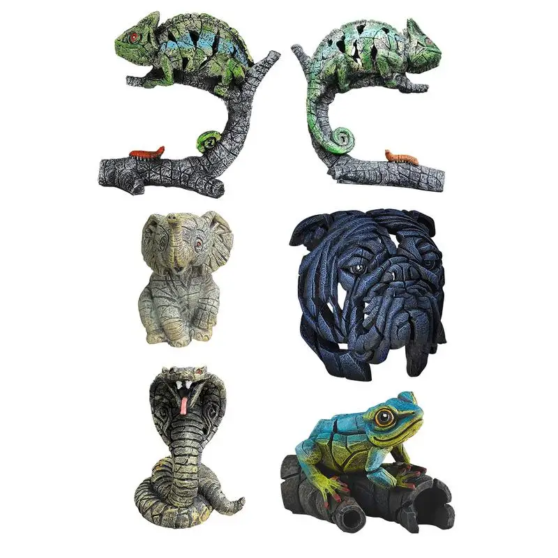 

Animal Sculptures Striking Contemporary Collection Toad Chameleon Snake By Of Edge Scenes For Home Decoration Accessories