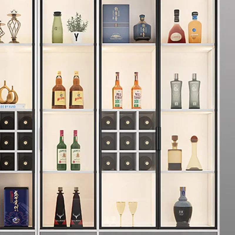 Hanging Bar Cabinet Outdoor Wine Refrigerator Nordic High End Furniture Decoration Antique Open Cabinets Vitrine Luxury Drinks