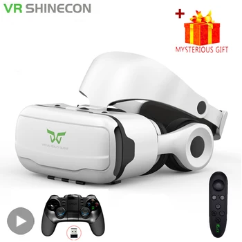 Occhiali VR Realtà virtuale Casco auricolare 3D per Android iPhone Smartphone Telefono cellulare Gioco Wirth Occhiali reali Dispositivi Lenti