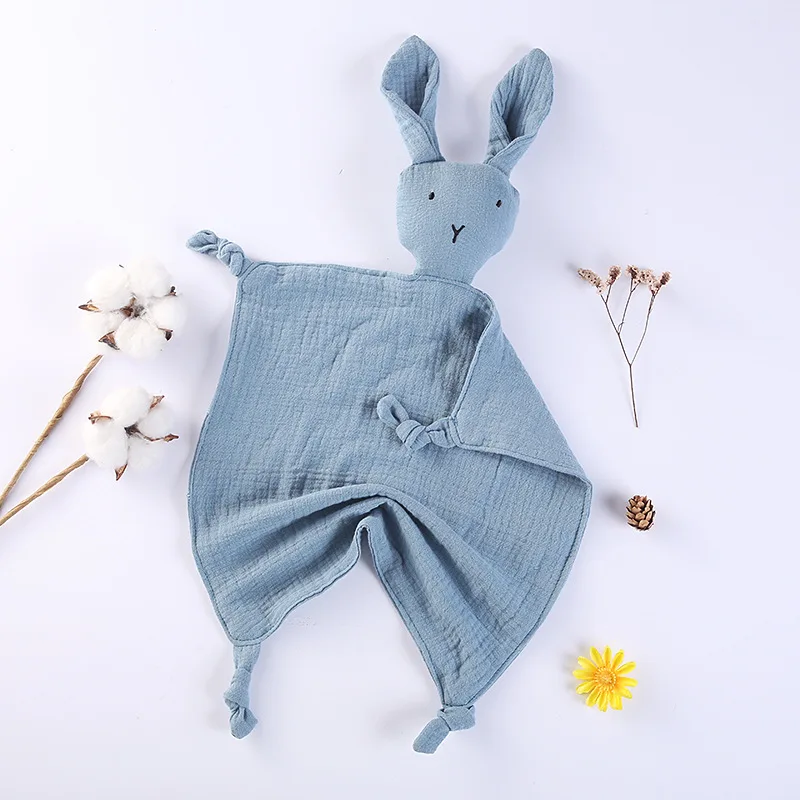 Baby Double Cotton Gauze Blanket Rabbit Muslin Blankets for Babies Muslin Squares Newborn Baby Stuff Sleep Comforter Baby Born 5
