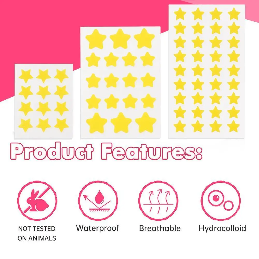 Star Pimple Patch Acne Removal Skin Care Stickers  Originality Concealer Face Spot Beauty Makeup Tool