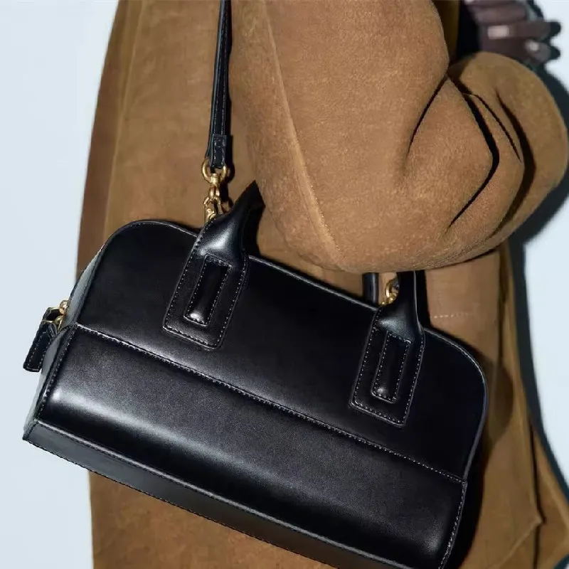 Women Square Bag Retro Versatile Wide Shoulder Strap Large Capacity Casual Portable Female One Shoulder Crossbody Bag