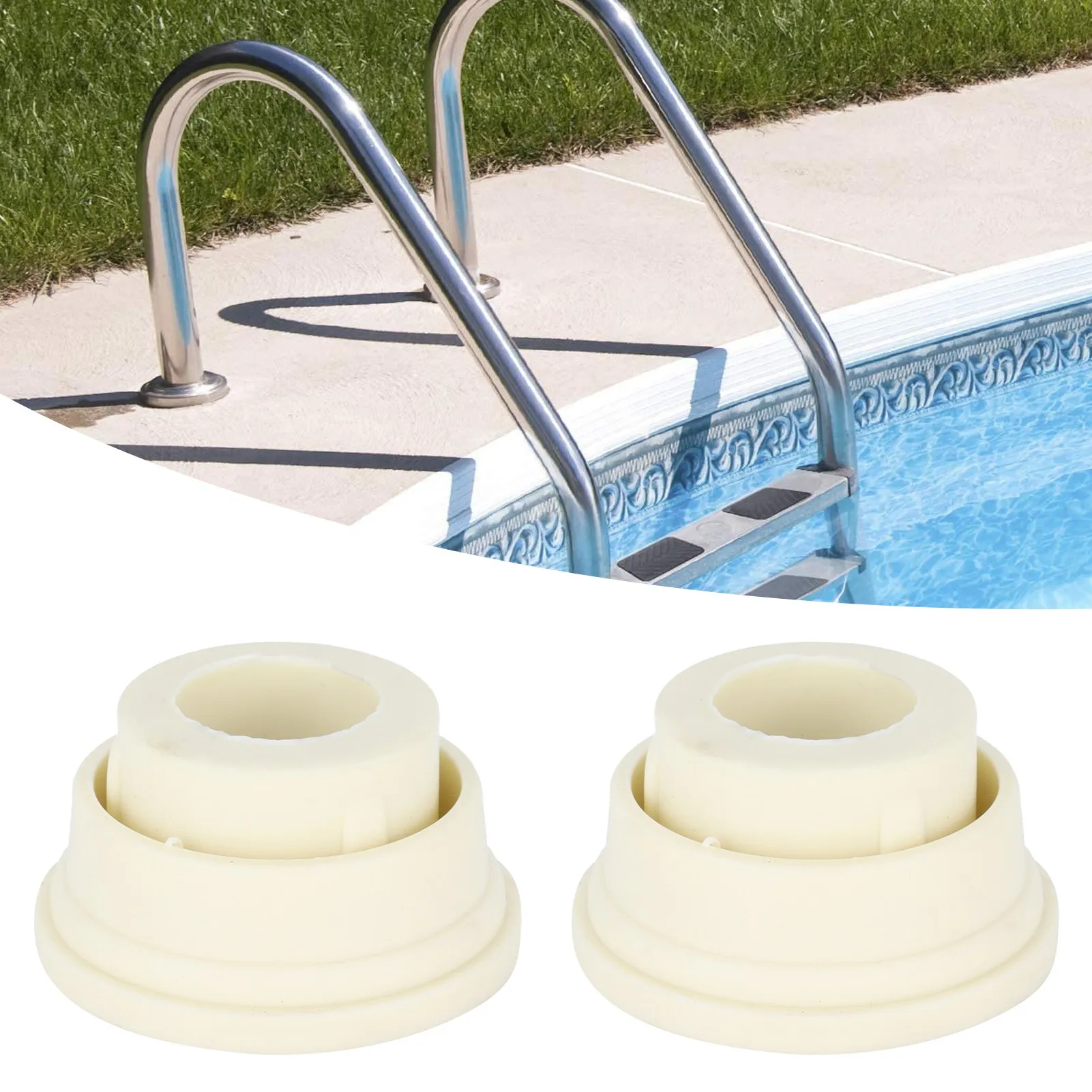 Swimming Pool Ladder Rubber Plug 2Pcs Ladder Safety Bumper Swimming Pool Accessory Swimming Pool Accessory