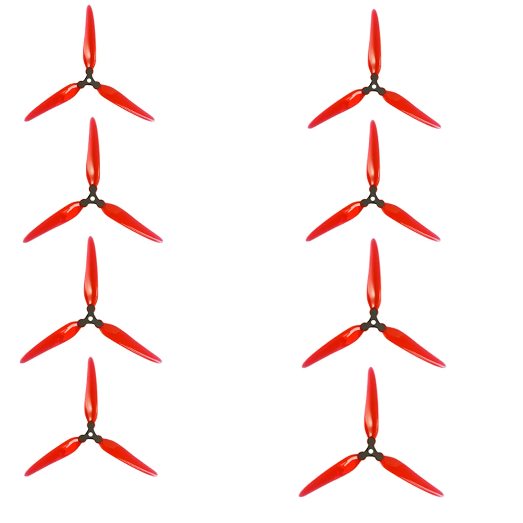 

4Pairs DALPROP Fold F7 V3 CNC Hub 7051 7X5.1X3 3-Paddle Folding Propeller for FPV Freestyle 7inch Long Range Drones