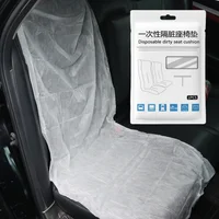6/1PCS Travel Disposable Seat Cover Public Transport Airplane Train Seat Cover Non Woven Anti-Contact Bus Car Protective Covers 2