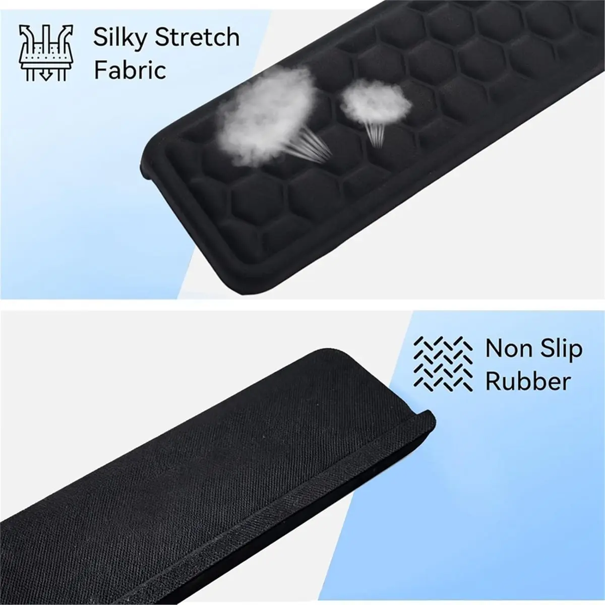 A10R 2PCS L자형 책상 팔꿈치 패드, 인체공학적 메모리폼 팔 받침대, 사무실, 게임 및 가정용 책상 가장자리 보호대