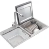 Electric Quick Cleaner Restaurant Commercial Sink Dishwasher Ultrasonic Dishwasher 1