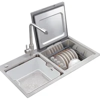 Electric Quick Cleaner Restaurant Commercial Sink Dishwasher Ultrasonic Dishwasher 1