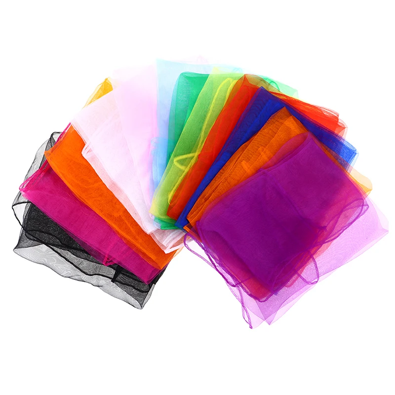 6pcs Colored Sensory Scarves Rainbow Gauze Baby Juggling Dance Gymnastics Ballet | Игрушки и хобби