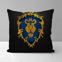 World of Warcraft Pillow Covers Pillows Decor Home Double-sided Printing Sofa Decorative Pillowcase Cushion Cover Cushions 45*45 2