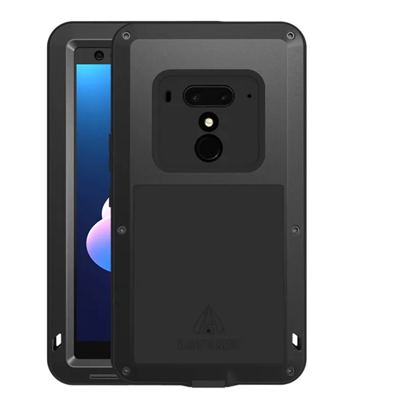 Metal CASE Cover Powerful Aluminum Armor Shockproof Coque Life Waterproof Phone Case For Htc U12 Plus U12+ Capa Funda
