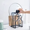 Kitchen Cabinet Organizers for Pots Pans Expandable Stainless Steel Pot Lid Storage Rack Cutting Board Drying Cookware Shelf 1