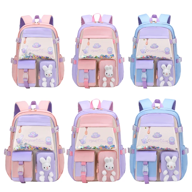 School Backpack Girls Bunny, Backpack Princess Girls