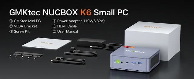 ベアボーン・キット GMKtec Nucbox K6 Ryzen 7 7840HS Win11 AMD Ryzen 7 7840HS Mini PC--NucBox K6